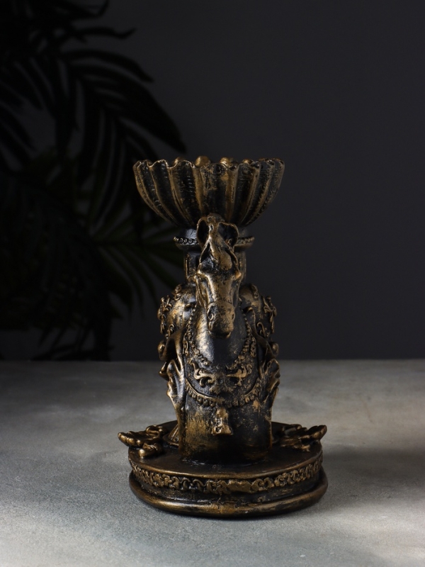 Копилка Копилка "Лошади" 21х13х21 см, чёрное золото