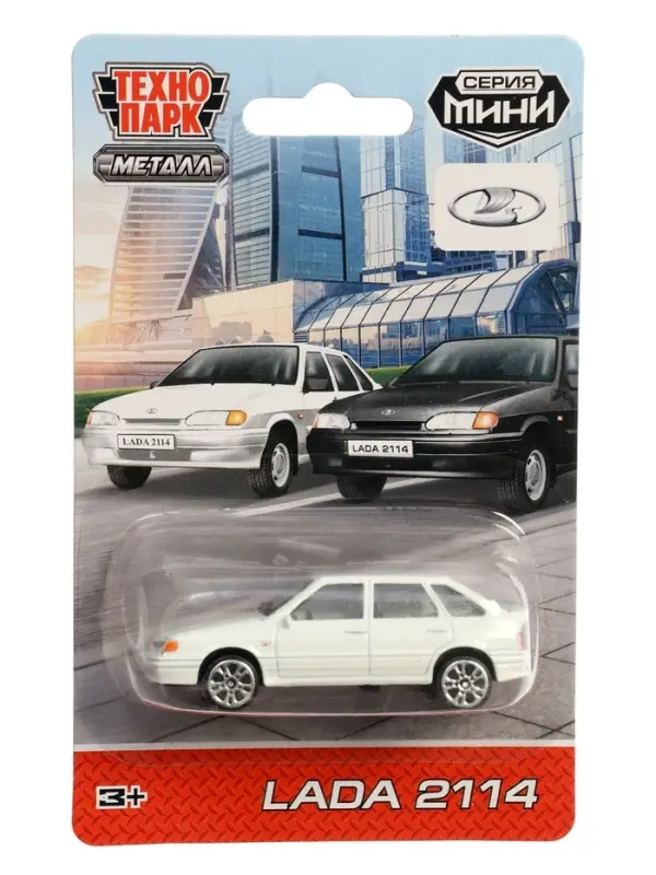 Машина металл vaz 2114 + 2106 7,5 см VAZ1406-7-ASSORT