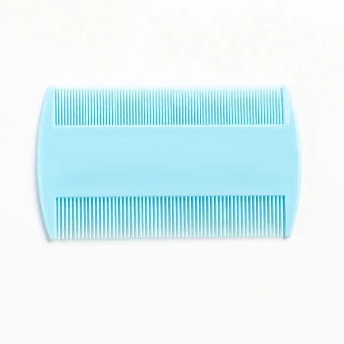 Расчёска для вычесывания блох, 8,8 х 5,2 см, светло-голубая