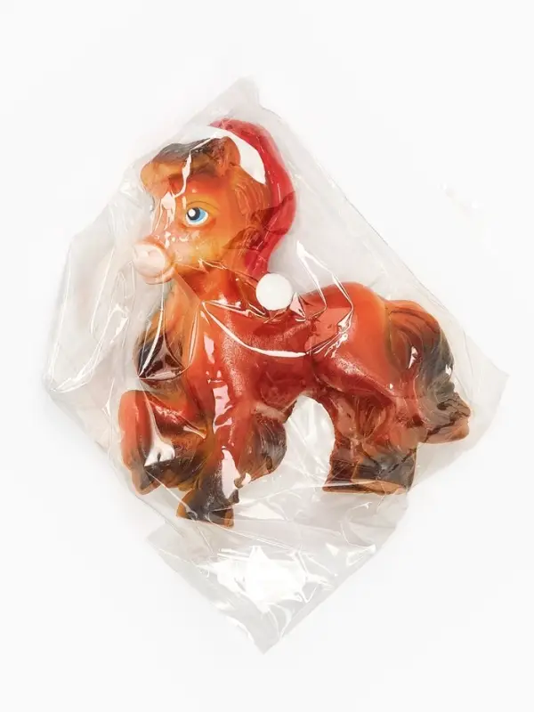 Магнит новогодний на холодильник &laquo;Лошадь в колпаке&raquo;