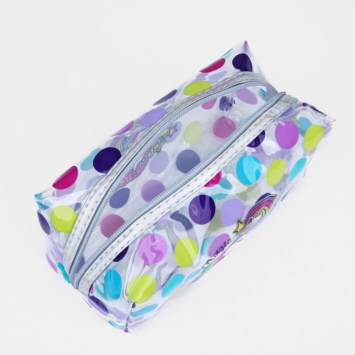 Набор косметичек для бассейна, 2 в 1, цвет серебряный/разноцветный Набор косметичек для бассейна, 2 в 1, цвет серебряный/разноцветный