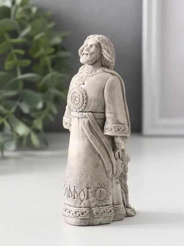 Фигура славянский Бог «Даждьбог», 12.5×5.5×5.5 см, серая Фигура славянский Бог «Даждьбог», 12.5×5.5×5.5 см, серая