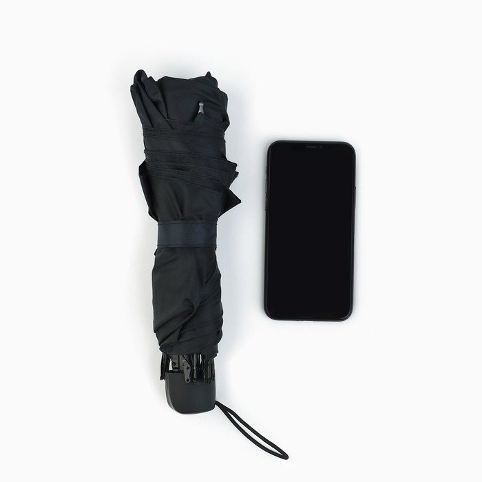 Зонт женский механический «Мечтай! Зонт женский механический «Мечтай!", 8 спиц, d=95, цвет чёрный