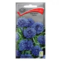 Семена цветов Василек "Блю бол", 1 г Семена цветов Василек "Блю бол", 1 г