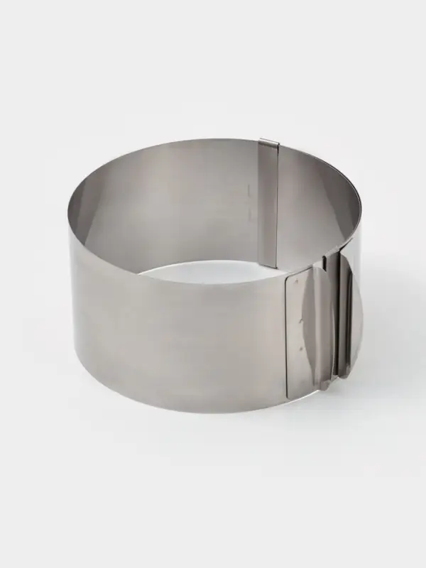 Форма для выпечки с регулировкой размера Доляна, d=16-20 см, h=8 см нержавеющая сталь