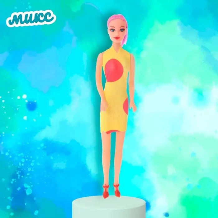 Кукла-модель «Оленька» в вечернем платье, МИКС Кукла-модель «Оленька» в вечернем платье, МИКС