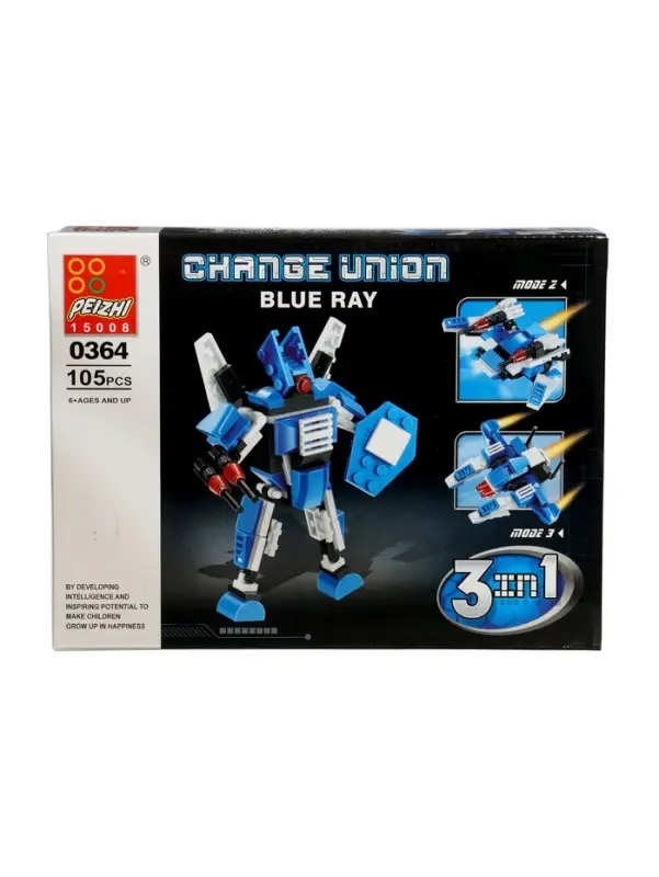 Конструктор &laquo;Робот&raquo;, 106 деталей, 3 варианта сборки, МИКС