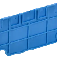 ARMAFIX Заглушка EPCX2.5-3 BU для колодки клеммной CP/CX2.5-3 синяя IEK