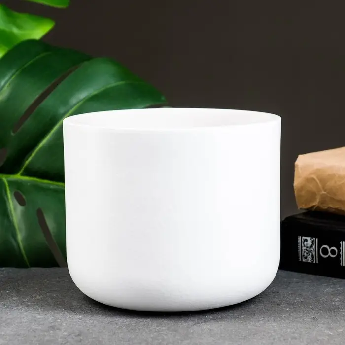 Кашпо  Кашпо "Овал" 14х12см, белое