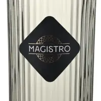 Бокал для шампанского Magistro &laquo;Грани&raquo;, 150 мл, 5.5&times;18.5 см, стекло, графит