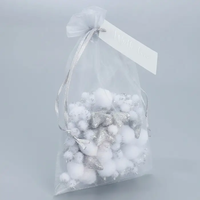 Мешочек подарочный органза серебро «Тебе», с шильдиком, 16 х 24 см +/- 1.5 см Мешочек подарочный органза серебро «Тебе», с шильдиком, 16 х 24 см +/- 1.5 см