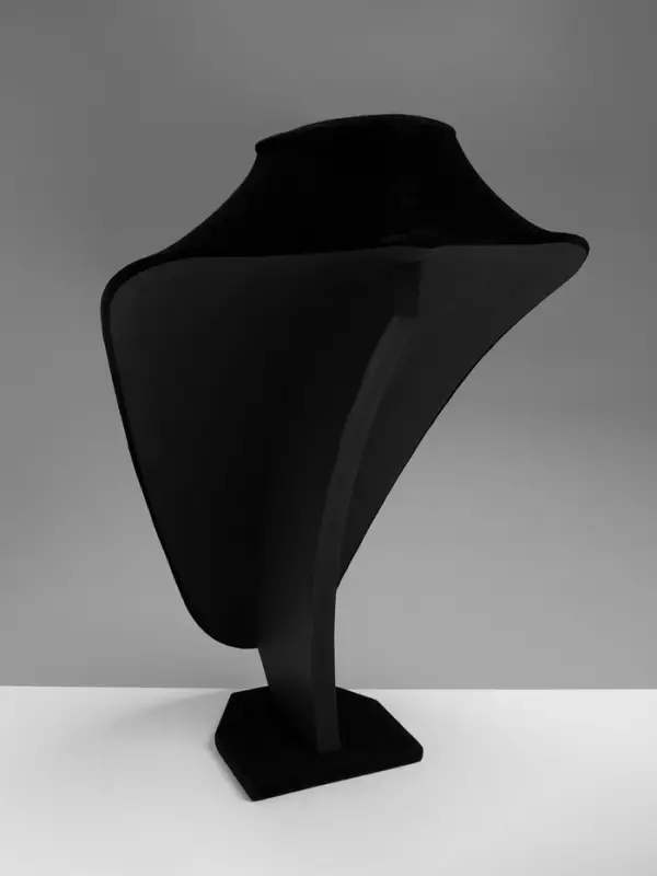 Бюст для украшений QF, 23&times;15&times;34 см, h=34 см, чёрный