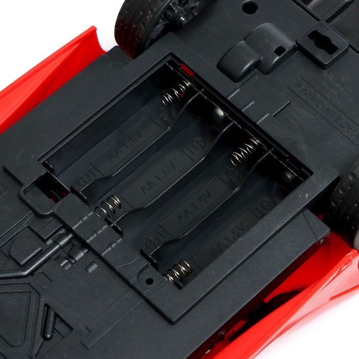 Машина радиоуправляемая «Шоукар», 1:14, световые эффекты, открываются двери, работает от батареек, цвет красный Машина радиоуправляемая «Шоукар», 1:14, световые эффекты, открываются двери, работает от батареек, цвет красный