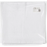 Набор полотенец махровых Luscan/бордюр 380г/м2, 30х30 белый, 10 шт/уп