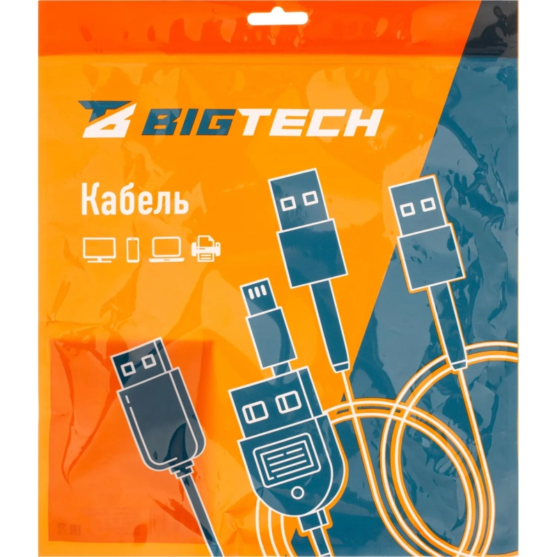 Кабель Bigtech (OAVDC13) HDMI 4K 2.0 M/M, 3м, чер