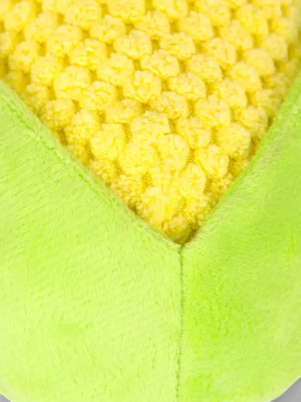 Мягкая игрушка для собак &laquo;Кукуруза&raquo;, 18 см, с пищалкой, жёлтая