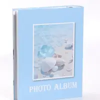 Фотоальбом на 200 фото &laquo;Морские ракушки&raquo;, 10&times;15 см, в коробке, 20.5&times;5.7&times;26 см, голубой