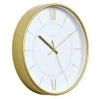 Часы настенные интерьерные &laquo;Эдит&raquo;, d=30.5 см, золотистые