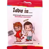 Мармелад Love Is &laquo;ЖуйМиксик&raquo;, холодок-малина, 20 г