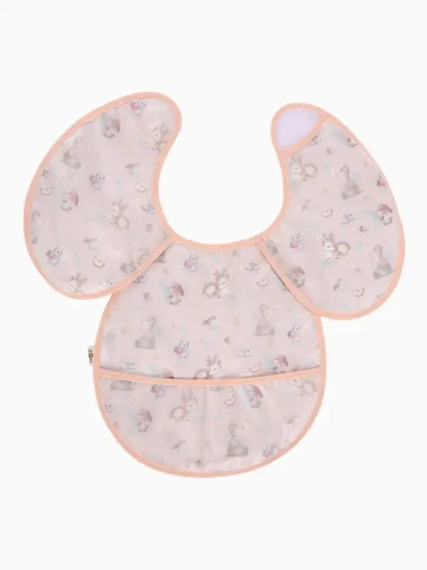 Нагрудник для кормления непромокаемый с карманом &laquo;Лесные мотивы&raquo; M&B