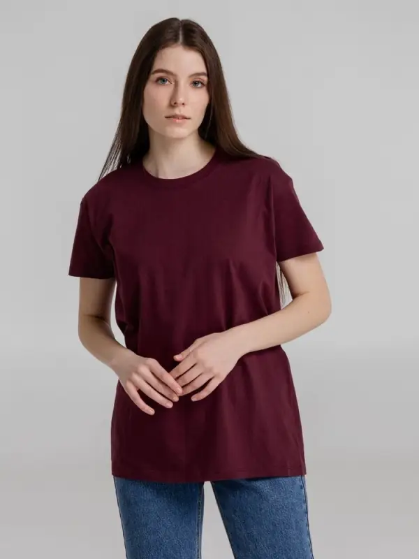 Футболка Imperial 190 бордовая, размер S