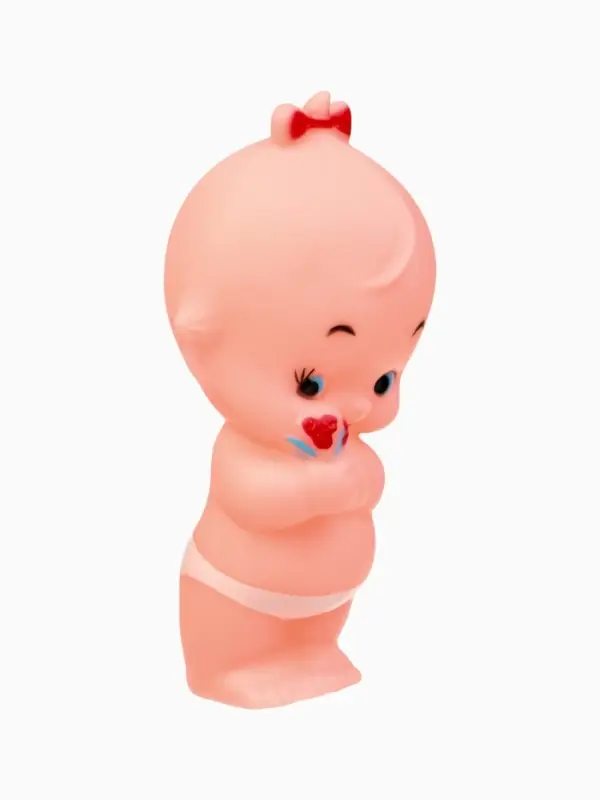 Резиновая игрушка для ванны Крошка Я &laquo;Девочка&raquo;, с пищалкой, 1 шт.