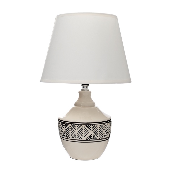 Настольная лампа с абажуром RISALUX «Аллоро», Е14, 40 Вт, 22×22×35 см Настольная лампа с абажуром RISALUX «Аллоро», Е14, 40 Вт, 22×22×35 см