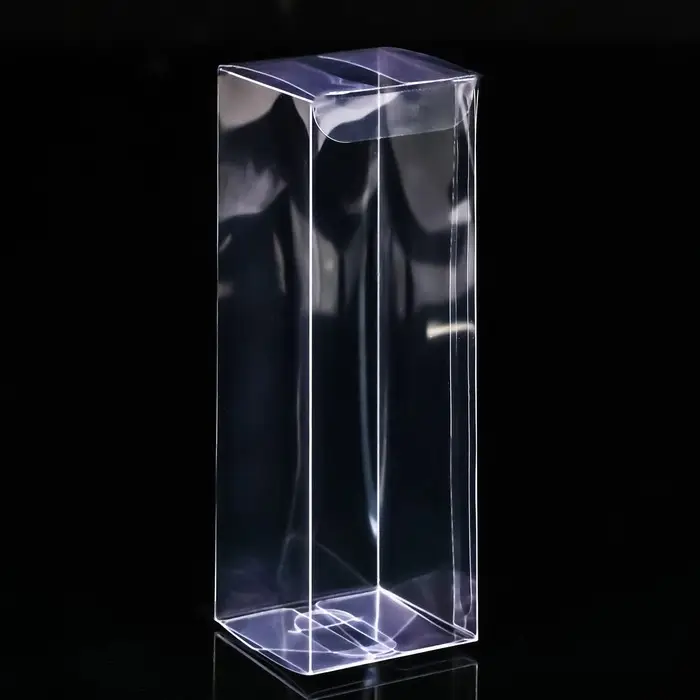 Складная прозрачная коробка из PVC, для упаковки подарков, 5×5×15 см Складная прозрачная коробка из PVC, для упаковки подарков, 5×5×15 см
