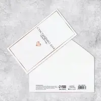 Конверт для денег «Свадьба», 16.5×8 см