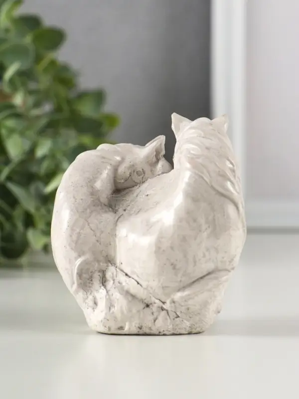 Фигура гипс Фигура гипс "Пара лошадей", 8х6х7 см, под камень