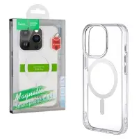 Чехол iPh 15 Pro Hoco TPU прозрачный MagSafe