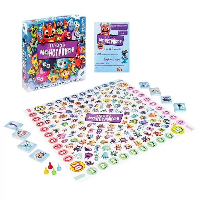 Настольная игра Dream Makers &laquo;Найди монстриков&raquo;