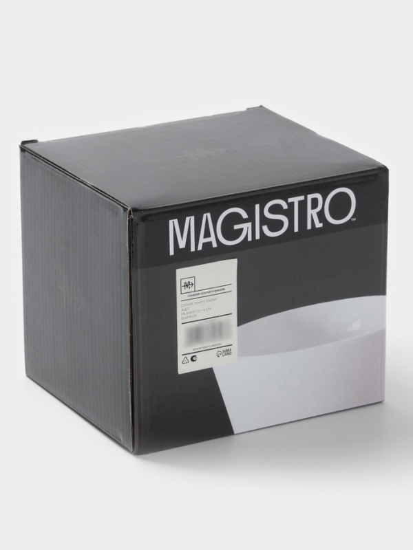 Набор салатников 4 шт 12х6 см Magistro Набор салатников 4 шт 12х6 см Magistro "White Snow" 380 мл
