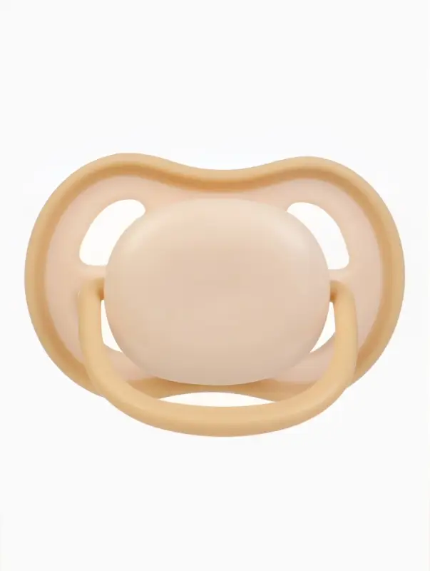 Соска-пустышка 2 шт. в контейнере, силикон, от 6 мес, бежевый, Mum&Baby