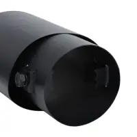 Насадка на глушитель 14&times;8.5 см, посадочный 64 мм, черный матовый