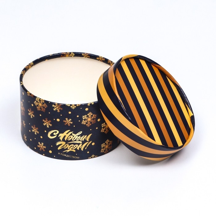 Новый год. Коробка Новый год. Коробка "С Новым Годом" завальцованная без окна ,13 х 8,5 см