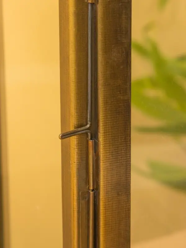 Подсвечник фонарь "Большие окна" железо 50х16,5х17 см