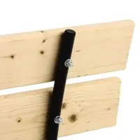 Скамейка деревянная, 120&times;50&times;82.5 см, для дачи и сада