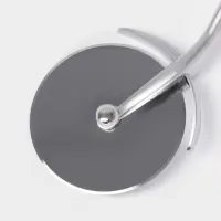 Нож для пиццы и теста Доляна Redline, 17.5 см, d=6.5 см, нержавеющая сталь, красный