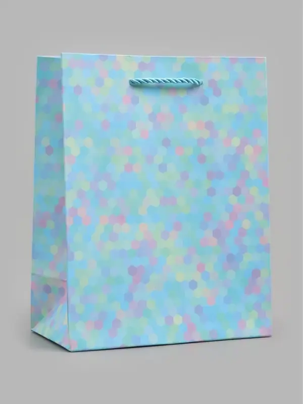 Пакет подарочный ламинированный "Лабиринт", S 18 x 23 х 10 см