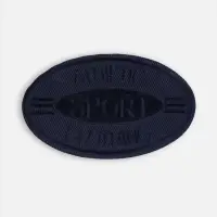 Термоаппликация SPORT, 4.8×8 см, тёмно-синяя