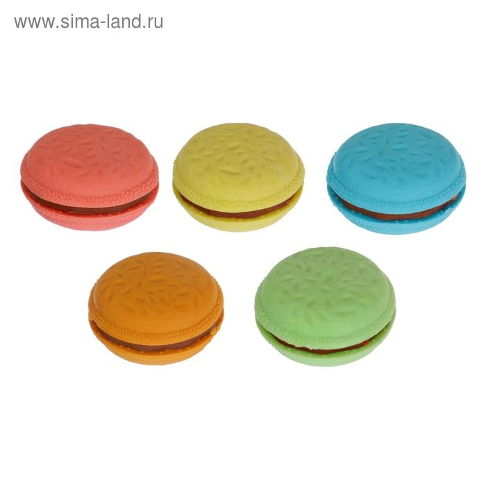 Набор ластиков фигурных Набор ластиков фигурных "Макарун", 5 штук