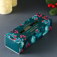 Свечи ароматические новгодние "Christmas Vibes" (набор 3 шт), по 60 гр Свечи ароматические новгодние "Christmas Vibes" (набор 3 шт), по 60 гр