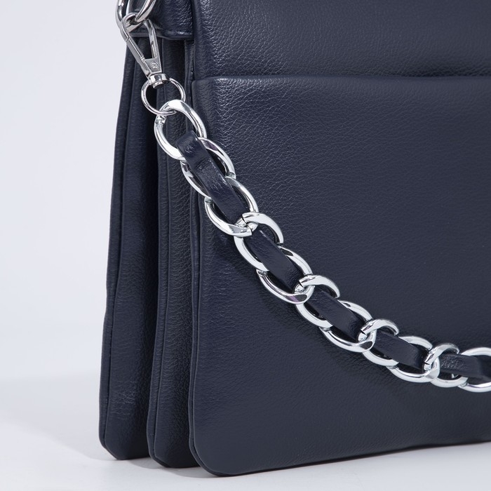 Сумка кросс-боди на молнии, цвет синий Сумка кросс-боди на молнии, цвет синий