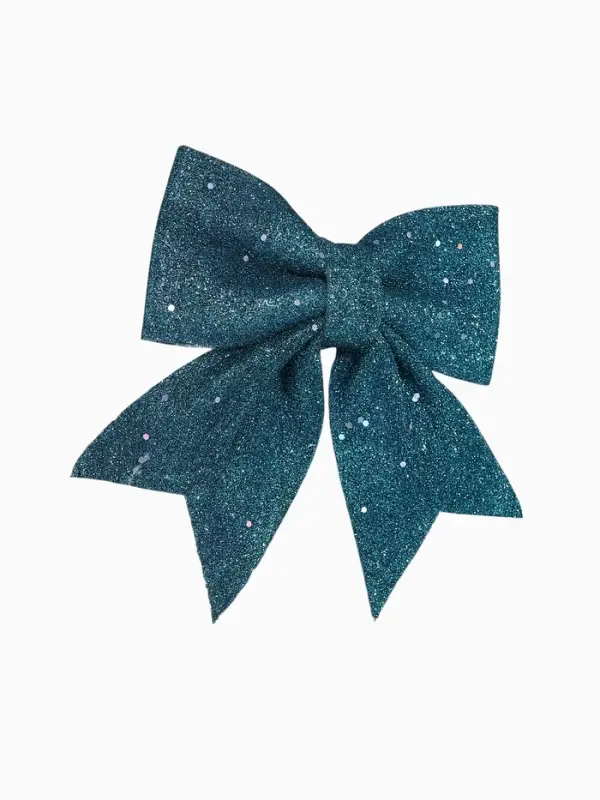 Ёлочная игрушка &laquo;Зимнее волшебство. Бант&raquo; пластик, 20&times;18 см, зелёный