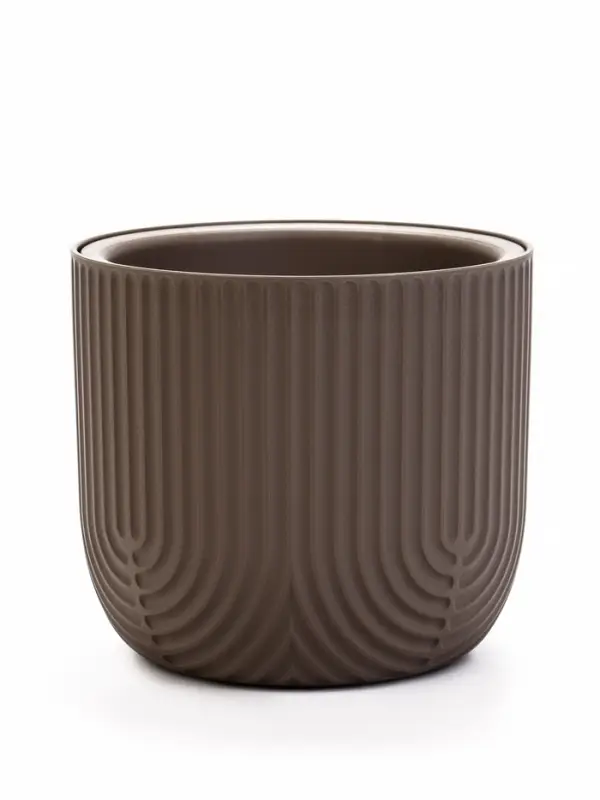 Кашпо со вставкой 1,9 л d18 см h16,5 см РАМОНА серый