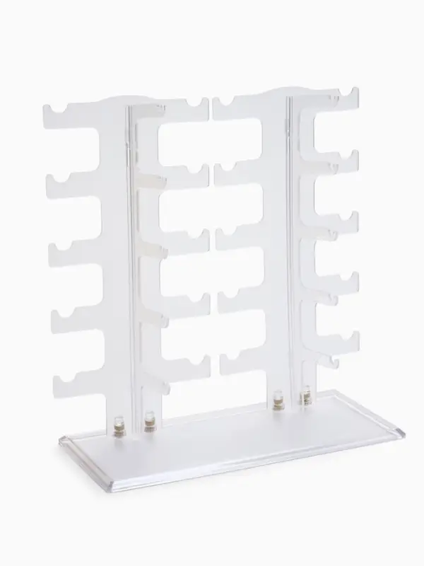 Подставка под очки 10 мест, 32&times;13&times;31 см, настольная, прозрачная