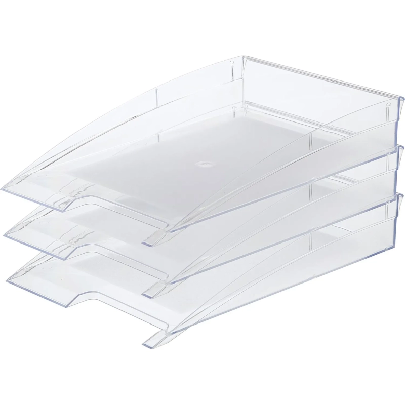 Лоток горизонтальный Attache City прозрачный