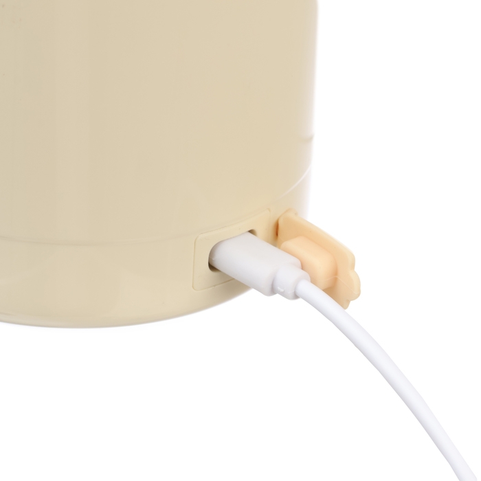 Термос для еды с подогревом, 600 мл, сохраняет тепло до 2 ч, USB, 15 х 9.7 см