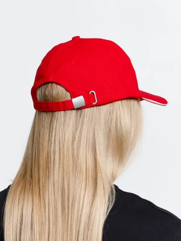 Бейсболка Buffalo, красная с белым Бейсболка Buffalo, красная с белым